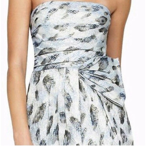 💎 BCBGMAXAZRIA💎BLUE HAZE COMBO DRESS💎 - Picture 2 of 7